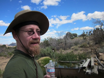 I leisurely filter 3 1.5-litre bottles of that greenish water from the Indian Spring tub and it tastes pretty good