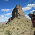 Arrived! I sit here on the Castle Peaks saddle for a good 15 minutes, with pinnacles in front of me, and behind me
