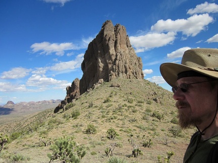 Arrived! I sit here on the Castle Peaks saddle for a good 15 minutes, with pinnacles in front of me, and behind me