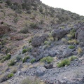 I get close to the slot in the hills and will hike up to the little pass between them at upper-right