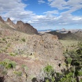 Well, I guess I'll drop down into the valley between these Castle Peaks hills and start heading back to my campsite