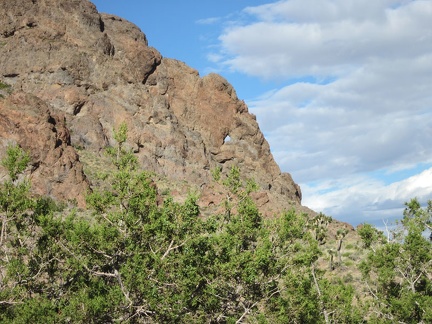 Oh, another little hole in the Castle Peaks rocks