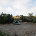 Home for the night at the Castle Peaks trailhead