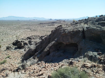 I decide to walk down the hill and around this volcanic outcrop, since I have no hike plan for the day