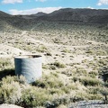 Back down near Monarch Canyon, an old water tank sits near Chloride Cliff Road