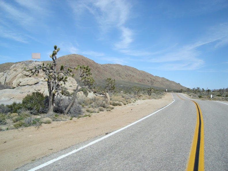 I walk across Cima Road with images of the loop hike around Cima Dome still fresh in my mind