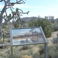 Interpretive panel ("Desert Woodland") at the start of the Teutonia Peak Trail