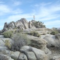 Just before reaching Cima Road, I pass a point of interest: the "covered cross"