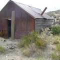 The back side of the cabin near Copper World Mine