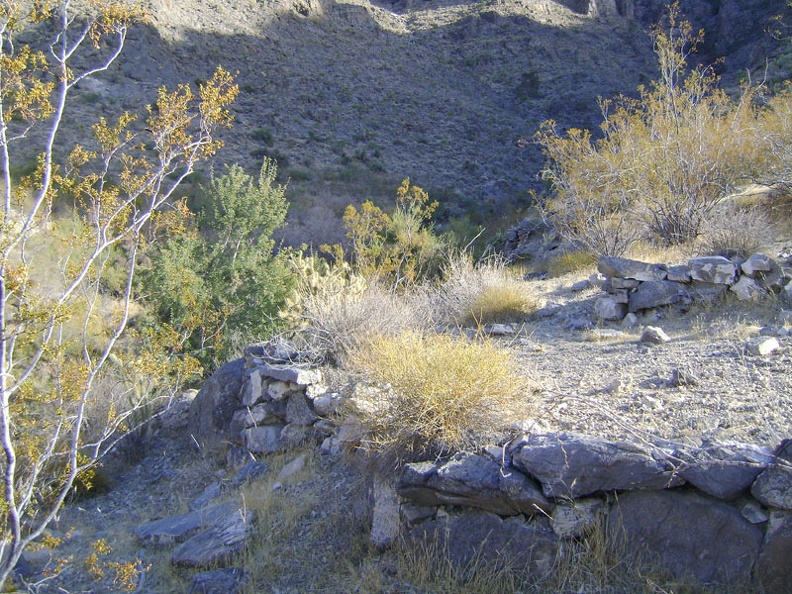 Coming up what's left of the old switchback road at Cornfield Spring