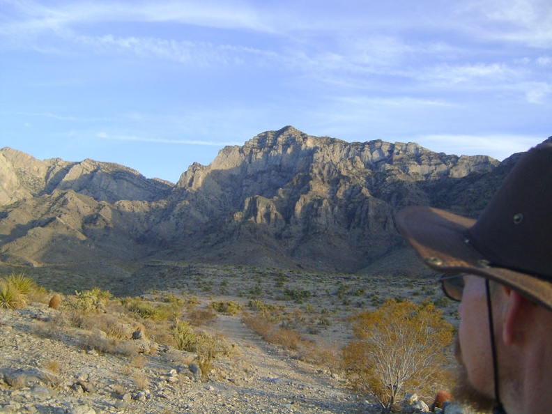 A final glance at the little valley near Cornfield Spring, and the unnamed canyon beyond that I was hoping to have time to hike