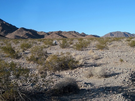 OK, there's my tent, today's abortive one-mile hike to Old Dominion Mine comes to an end