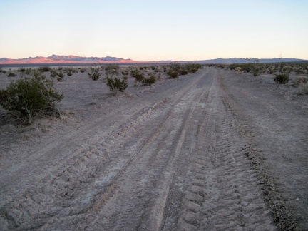 This stretch of Crucero Road looks like it gets mighty muddy during rainy times