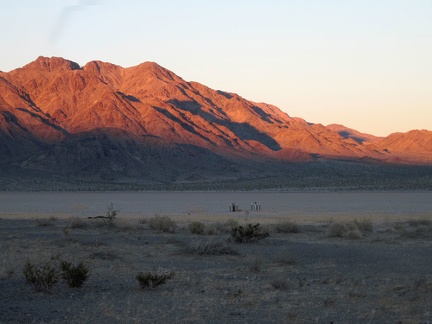 I see some pipes sticking out of the surface of nearby Broadwell Dry Lake, but I don't stop to investigate