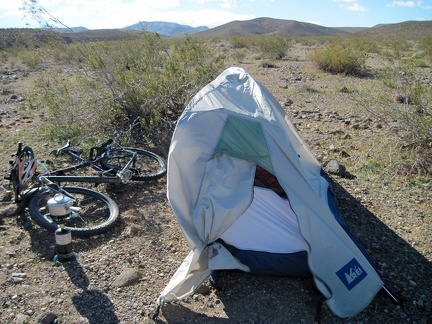 Every time I think the wind is lessening, and that the day will progress nicely after all, another big gust pummels my tent