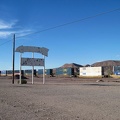 As I arrive in the area of the town of Daggett, I pass an old sign for a defunct service station