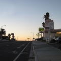 I ride through Barstow's motel district on my way to the old-school Route 66 Motel where I'll stay again tonight