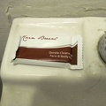 On my sink at the Route 66 Motel is a bar of "Rain Breeze" soap
