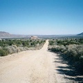 Heading back down the upper part of Wild Horse Canyon Road with a great view of Round Valley beyond