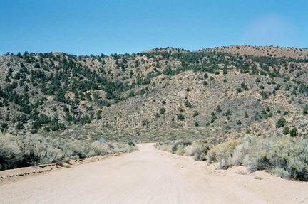 Descending Black Canyon Road to Cedar Canyon Road at the bottom