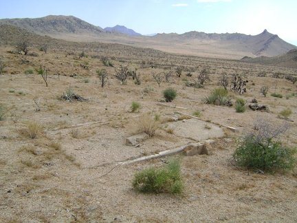 An old foundation near the end of Chicken Water Spring Road