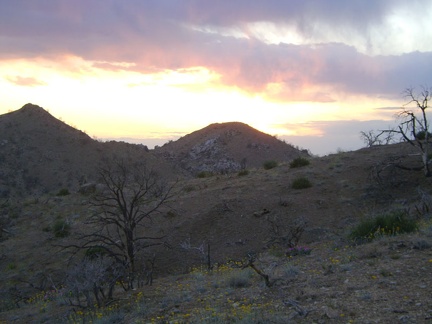 I enjoy watching the sun go down behind the hills in the Eagle Rocks area