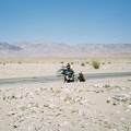 About nine miles further on Highway 190, while riding south down the other side of Death Valley, I pass the Beatty Cutoff
