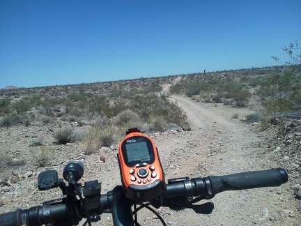 Woods Wash Valley Road continues through remote territory