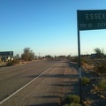 Arriving Essex, California, Route 66, by bicycle