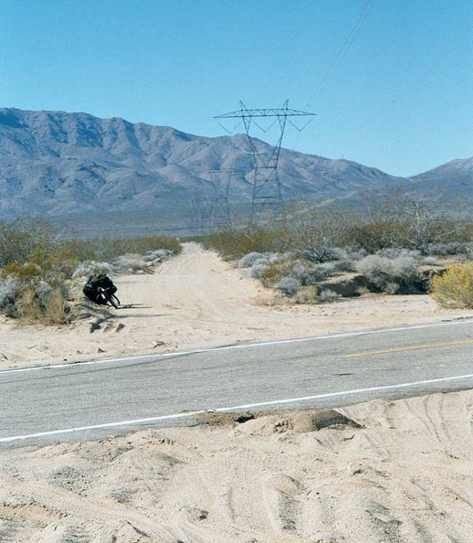 At the bottom of the hill, at about 3000 feet, I leave the pavement of Essex Road