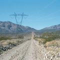 The gravelly road toward Foshay Pass rises slowly