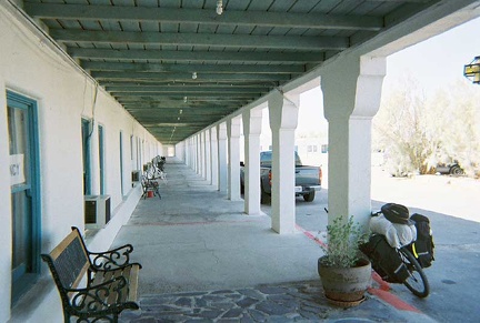 Covered walkway in front of the opera house