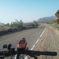 The 13-mile ride back to Mid Hills Campground up Black Canyon Road starts on pavement