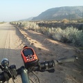 After about 3.5 miles, the pavement goes away; Black Canyon Road turns to dirt on the way back to Mid Hills Campground