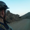 The sun starts to go down as Black Canyon Road winds its way through the pass