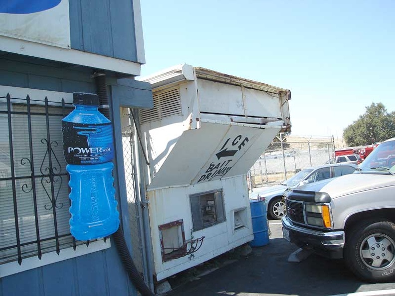 During the 22-mile ride down Monterey Road from downtown San Jose to Morgan Hill, I stop at the tackle shop for drinks.