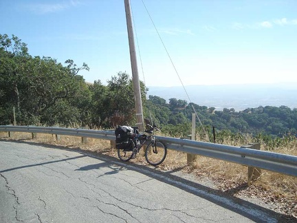 Looking down toward Morgan Hill on a different angle from this same area.