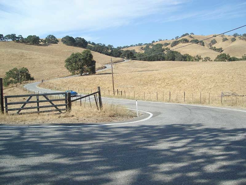 An upper valley along Dunne Avenue getting close to Henry Coe State Park.