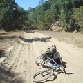 The road through Poverty Flat alongside Coyote Creek