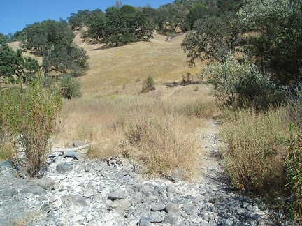 Willow Ridge Trail rises out of Los Cruzeros