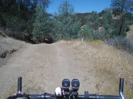 Leaving Mississippi Lake on the old road.