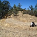 A slow and mostly gentle climb up from Mississippi Lake to County Line Road, which rides along the ridge.