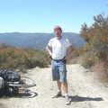 Bear Mountain Road drops off toward the valley below me.