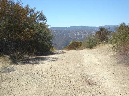 Bear Mountain Road drops off steeply several times on the way down.