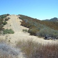 Looking back up one of the short steep hills that I just came down on Bear Mountain Road.