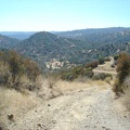 Getting closer to Coyote Creek at the bottom of Bear Mountain Road.