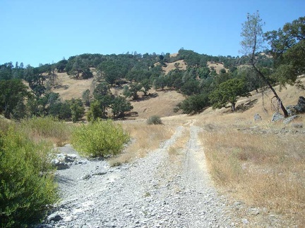 Another dry crossing of Coyote Creek as I approach Arnold Horse Camp.