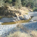 A small pool of water remains from last year's wet season.