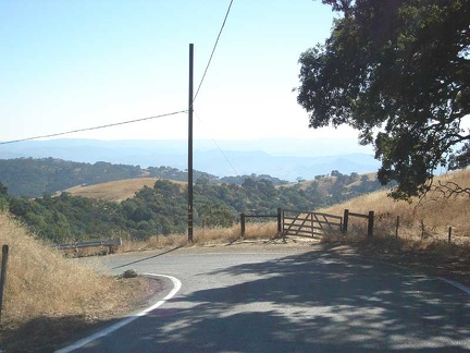 The downhill on Dunne Avenue begins.