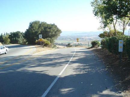Heading down the lower stretches of Dunne Avenue into the Silicon Valley town of Morgan Hill.